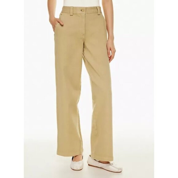 NWOT Aritzia SUNDAY BEST Carrousel GD Black Cotton Canvas Wide Leg Pants, Size 0 - Picture 12 of 15